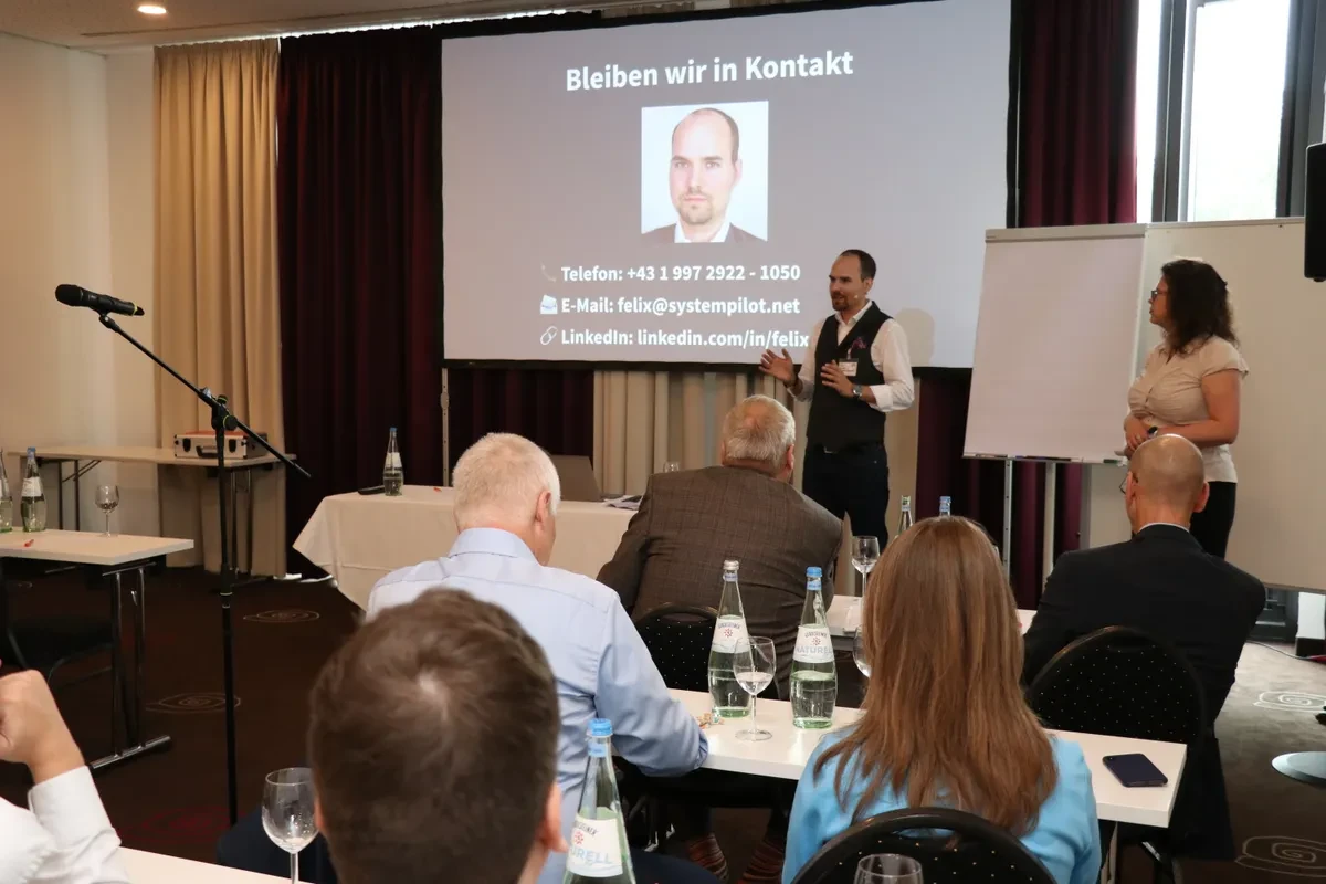 Felix Kogler als Speaker auf der VTH-Jahrestagung